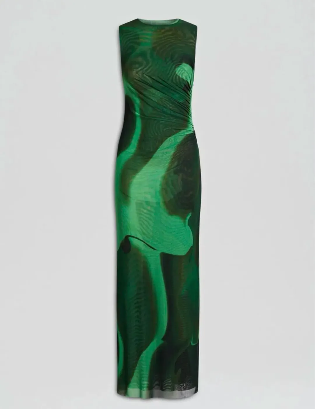  Scanlan Theodore Italian Watercolour Print Maxi Dress Safari Size Au 6 for rent on The Volte - main image