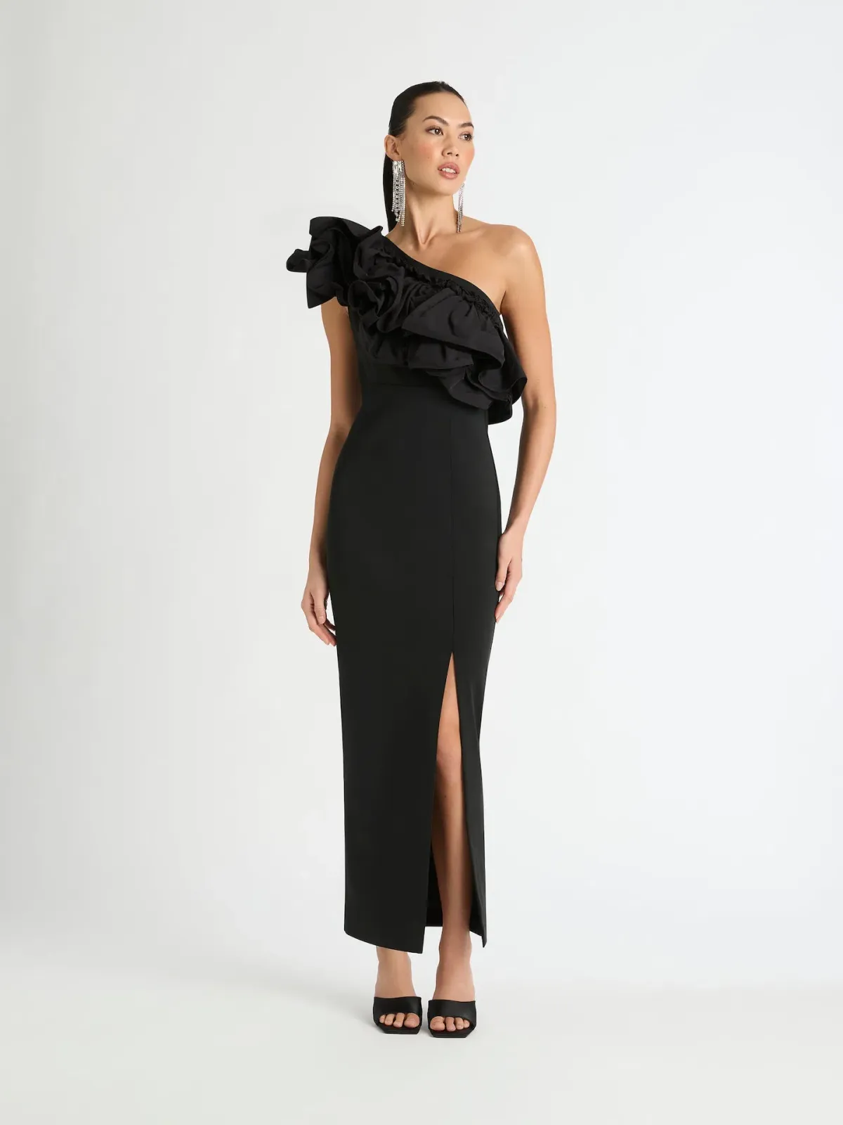 Sheike Hollywood Maxi Dress Black Size 12 for rent on The Volte - main image
