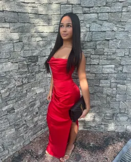 House Of CB Adrienne Strapless Corset Dress Red Size XS / AU 6 for rent on The Volte - image 7