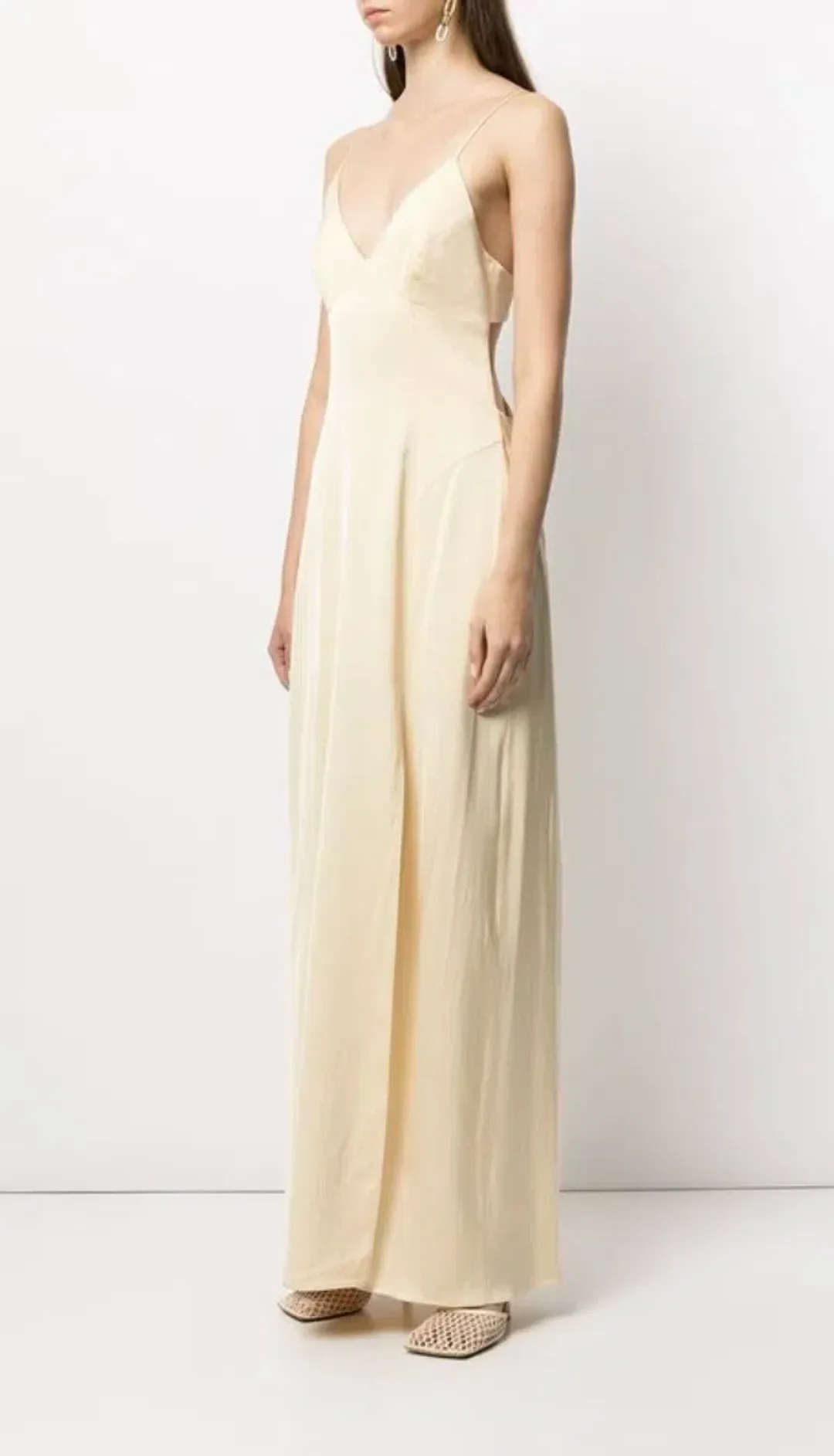 Manning Cartell Sleeveless Maxi Dress Champagne Yellow Size 6 for rent on The Volte - main image
