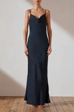 Shona Joy Luxe Bias Cowl Slip Dress Sapphire Size XS/Au 6 for rent on The Volte - image 1