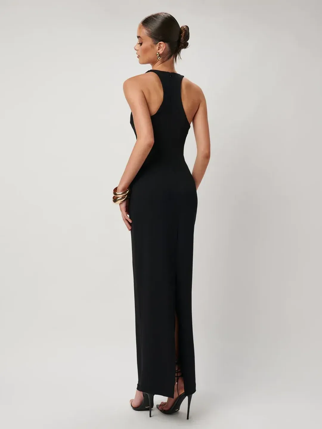 Effie Kats Eiza Gown Black Size 6 for rent on The Volte - main image