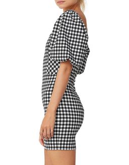 Bec & Bridge Check It Out Mini Dress Print Size 8 for rent on The Volte - image 2