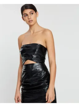 Bec & Bridge Finn Midi Dress Black Size AU 6 for rent on The Volte - image 2