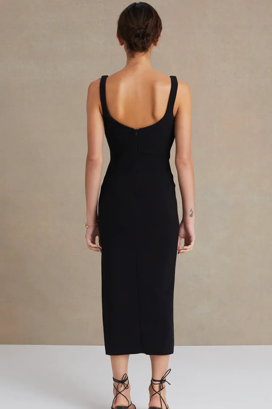 Bec & Bridge Joelle Midi Dress Black Size 12 for rent on The Volte - main image