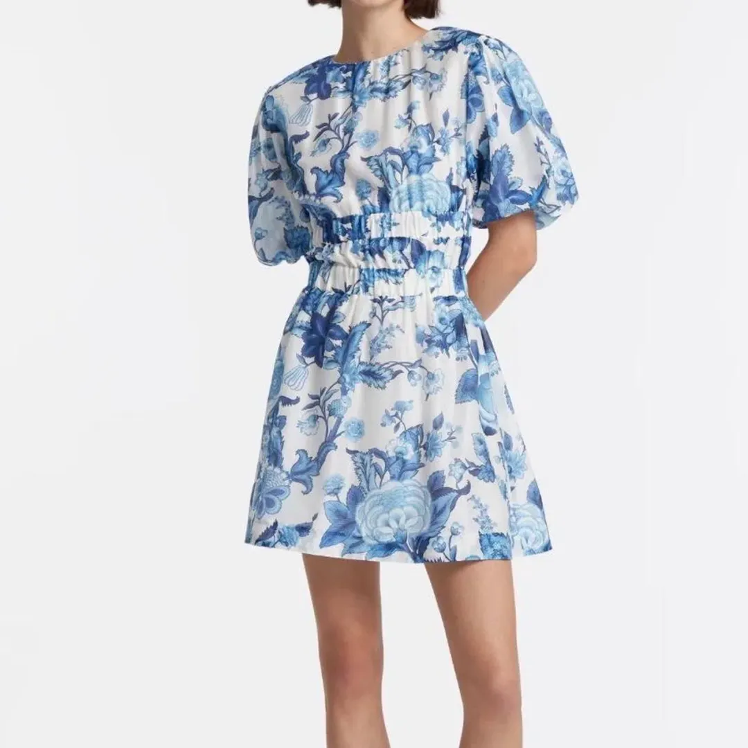 Sir the Label Amaris Open Back Mini Dress Floral Size 3 / AU 12 for rent on The Volte - main image