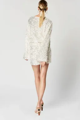 Winona Synergy Dress Silver Champagne Size M/Au 10  for rent on The Volte - image 5