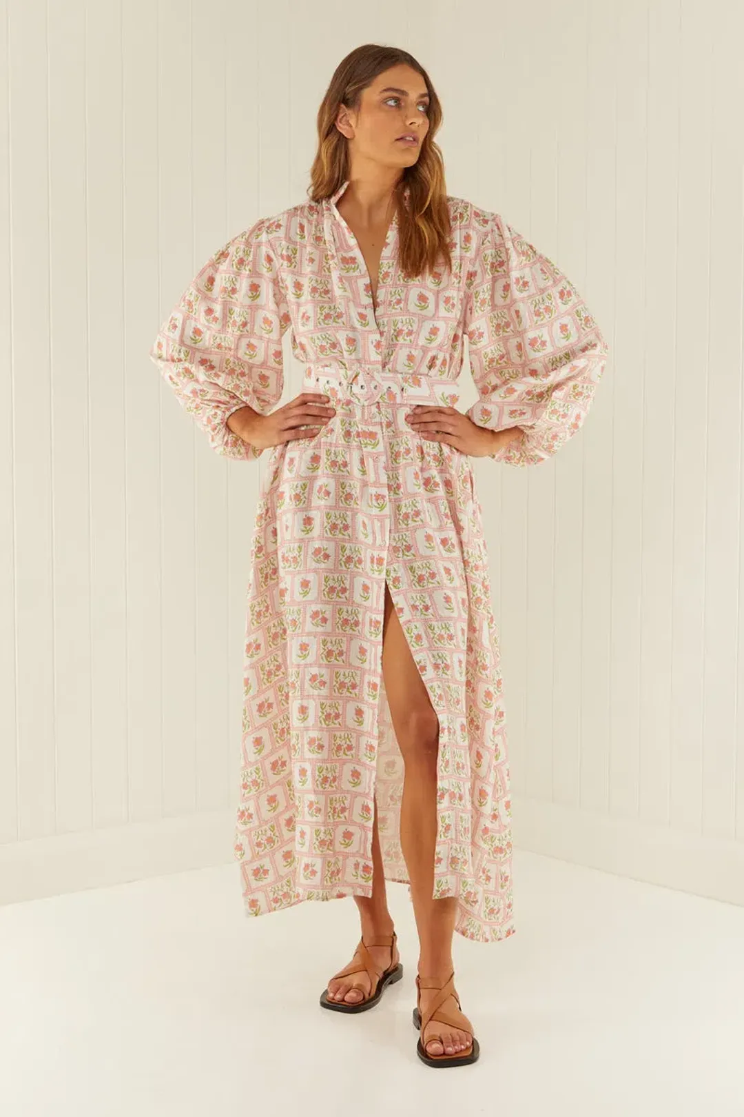 Palm Noosa Noddy Dress Print Size 6  for rent on The Volte - main image