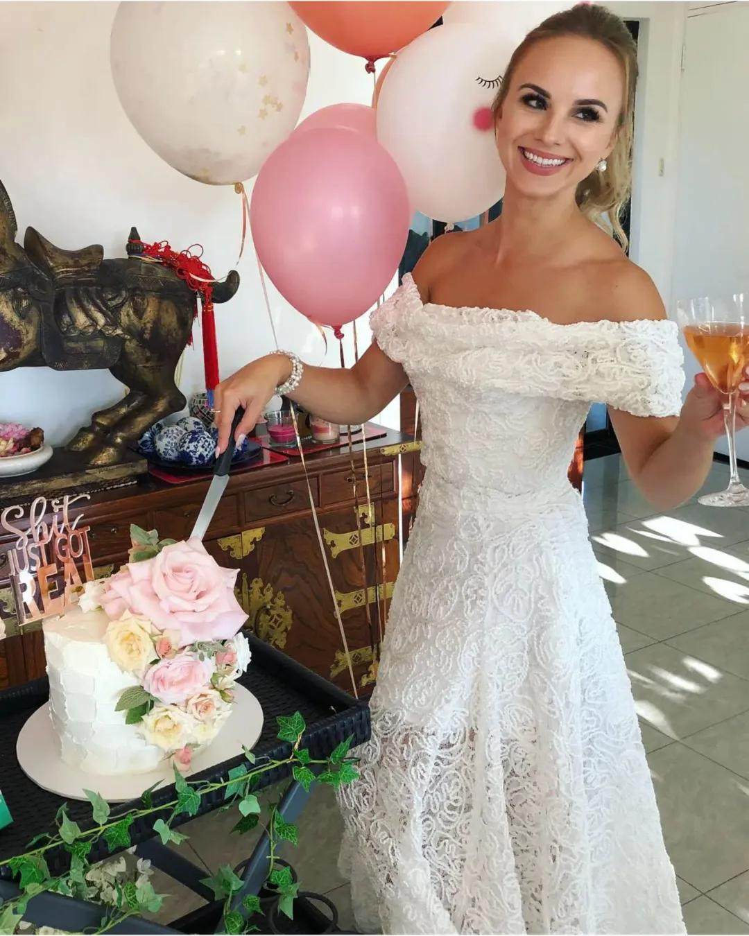Maticevski Embrace Band Bodice & Promising Full Skirt Set White Size AU 8 for rent on The Volte - main image