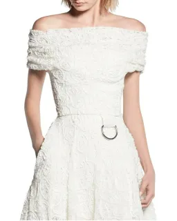 Maticevski Embrace Band Bodice & Promising Full Skirt Set White Size AU 8 for rent on The Volte - image 4