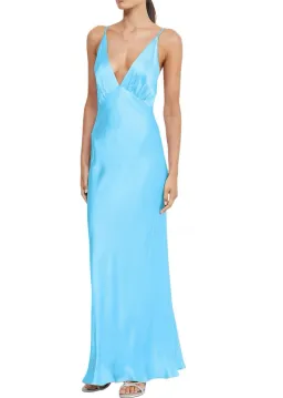 Bec & Bridge Lorelai V Maxi Dress Blue Size 10 for rent on The Volte - image 1