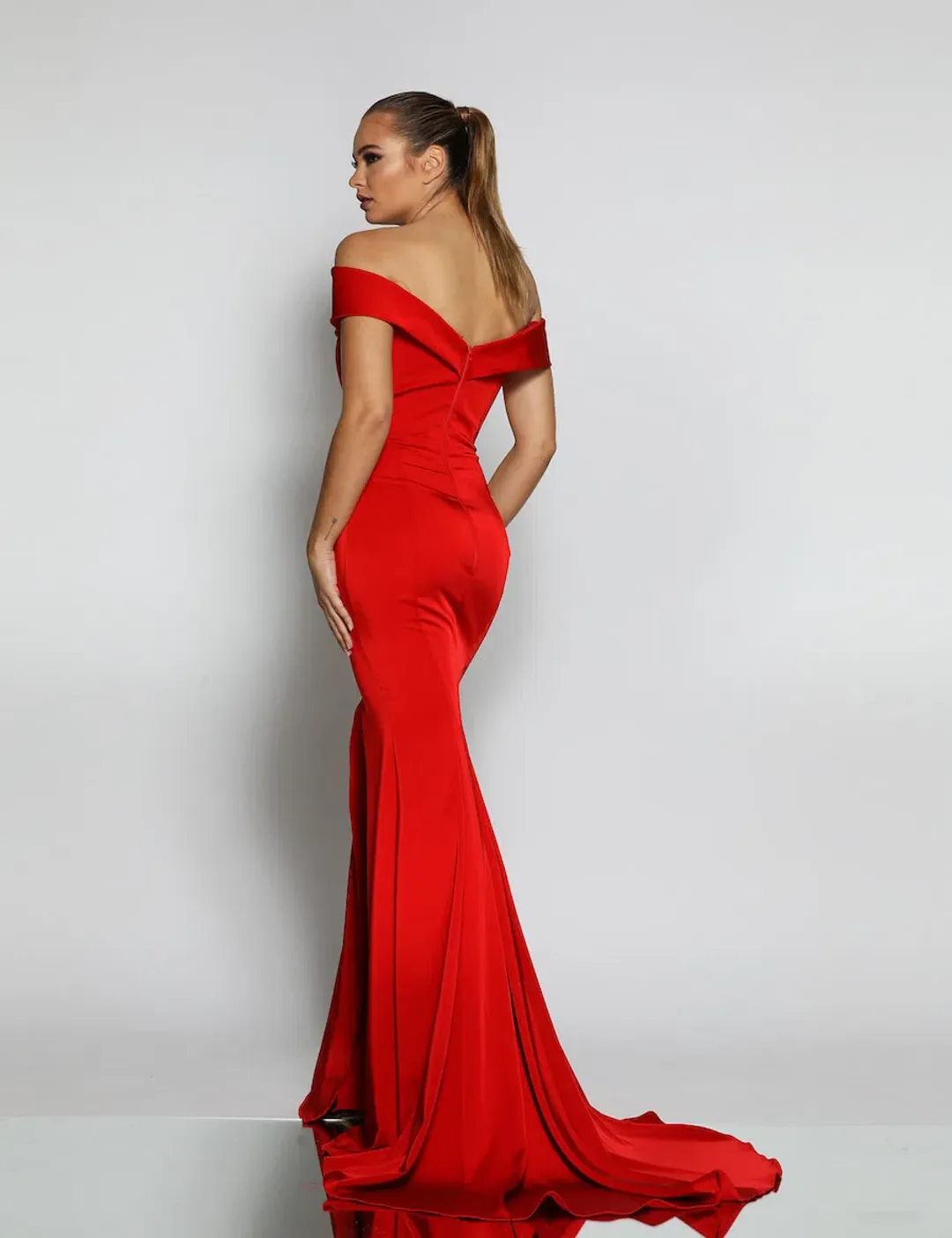 J'Adore Eva JX003 Red Size 18  for rent on The Volte - main image