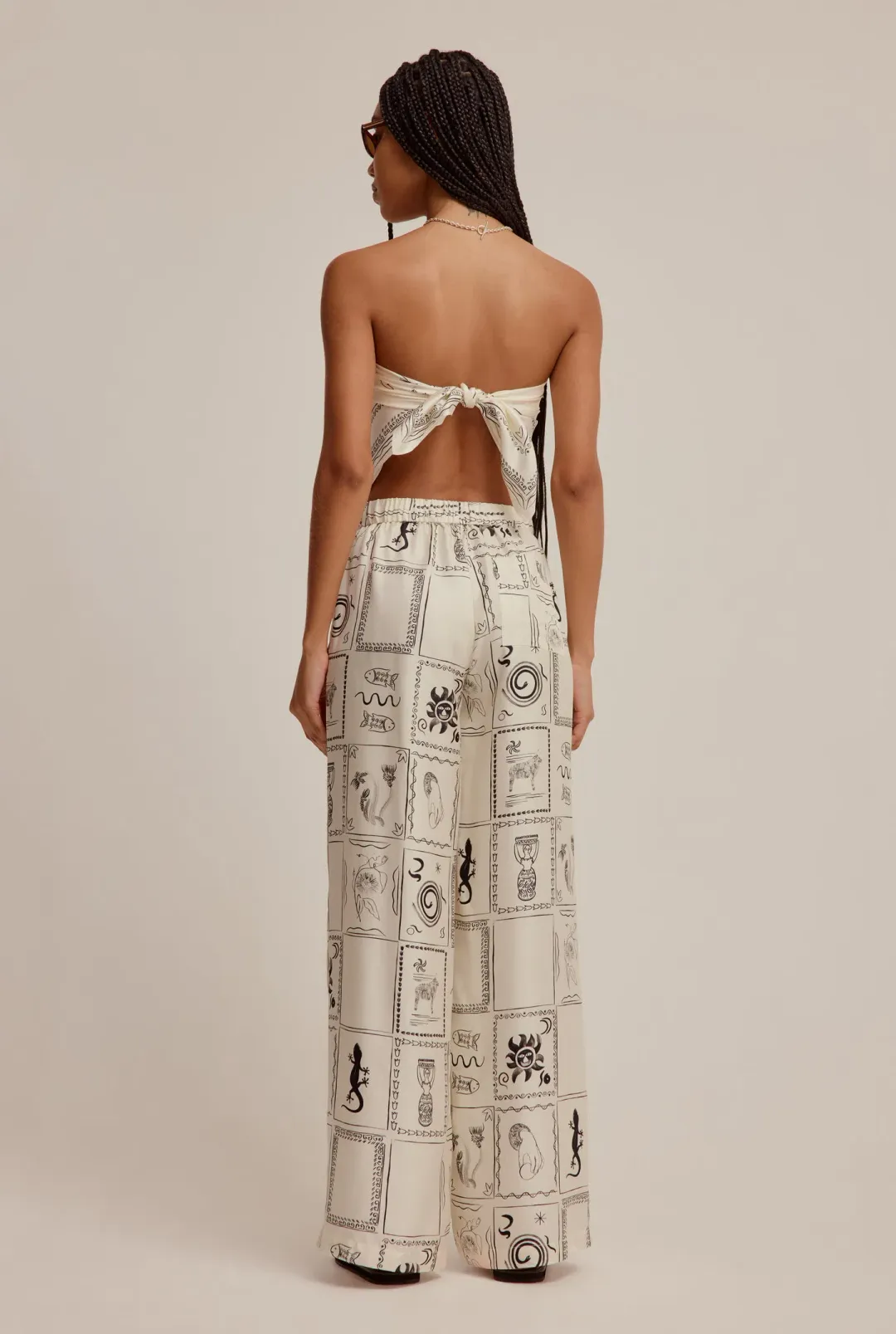 Venroy Silk Scarf in Mexican Tarot Size 8 for rent on The Volte - main image