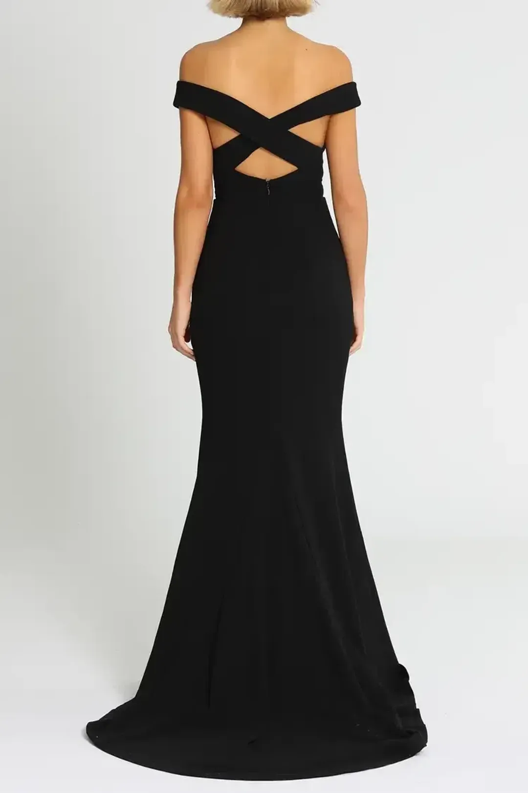 Samantha Rose Thompson Gown Black Size 10 for rent on The Volte - main image