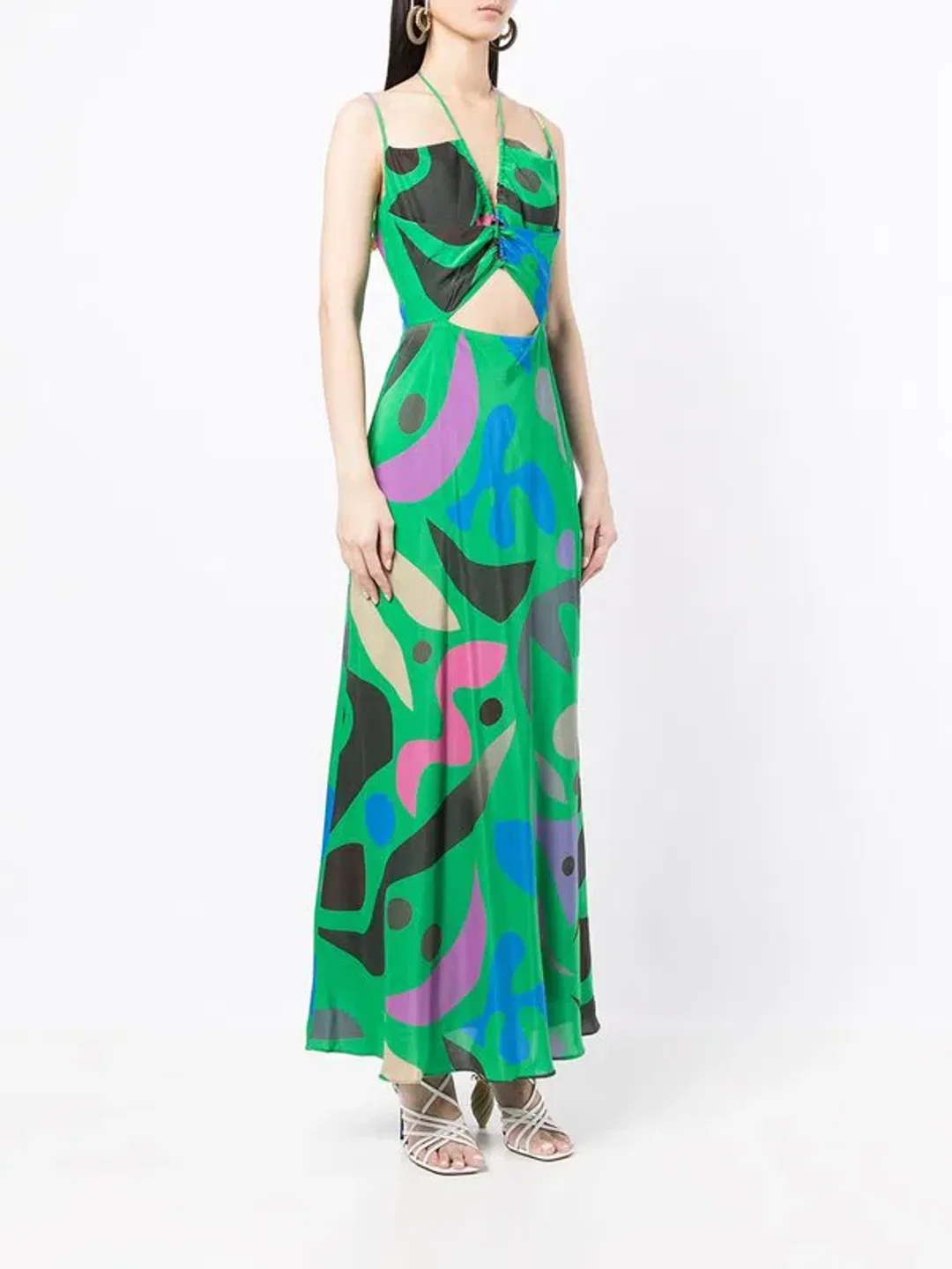 Manning Cartell Aubusson Slip Dress Multi Size 8  for rent on The Volte - main image