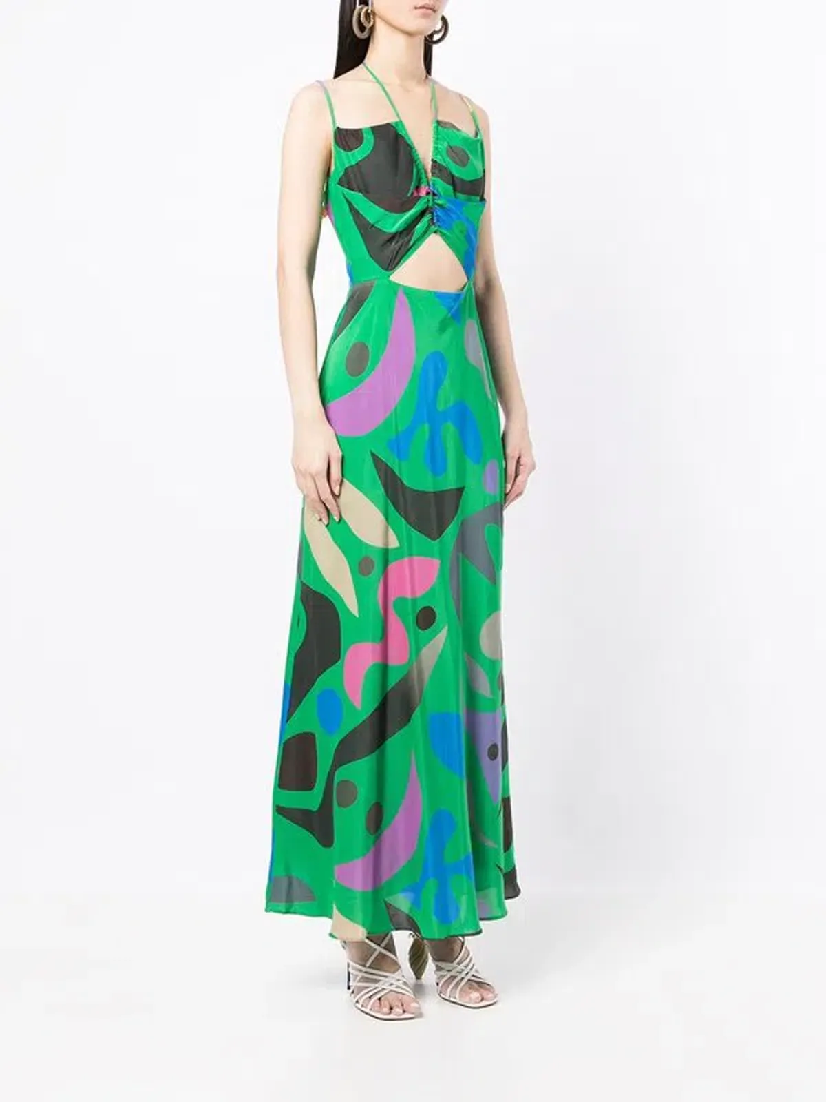 Manning Cartell Aubusson Slip Dress Multi Size 8  for rent on The Volte - main image