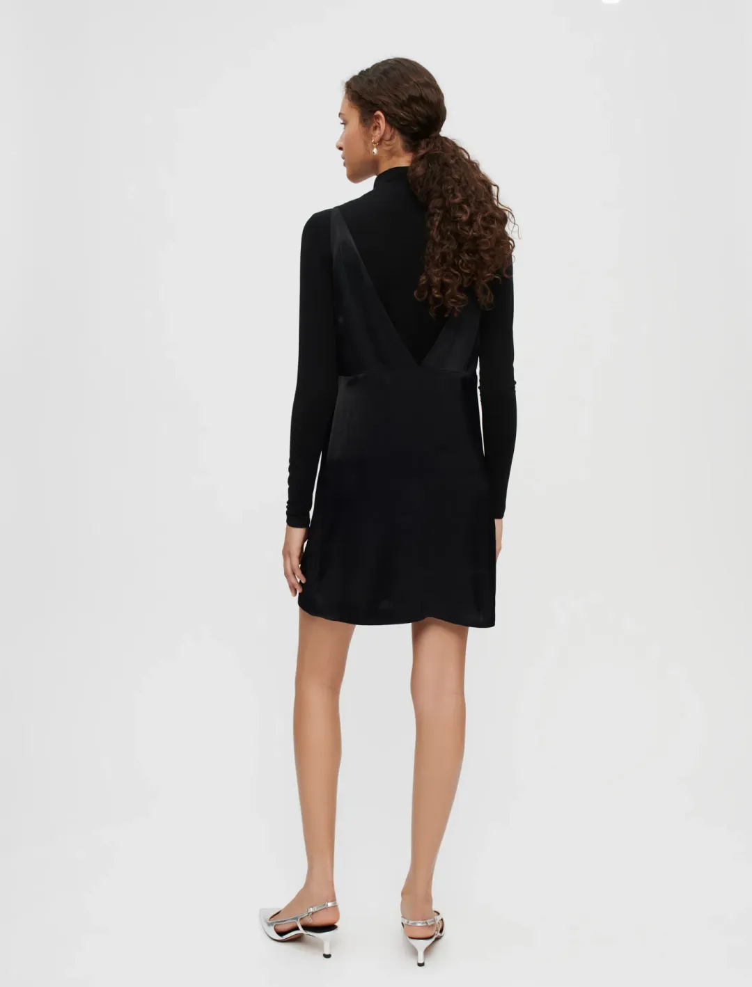 Maje Radeau Dress Black Size 38/Au 10 for rent on The Volte - main image