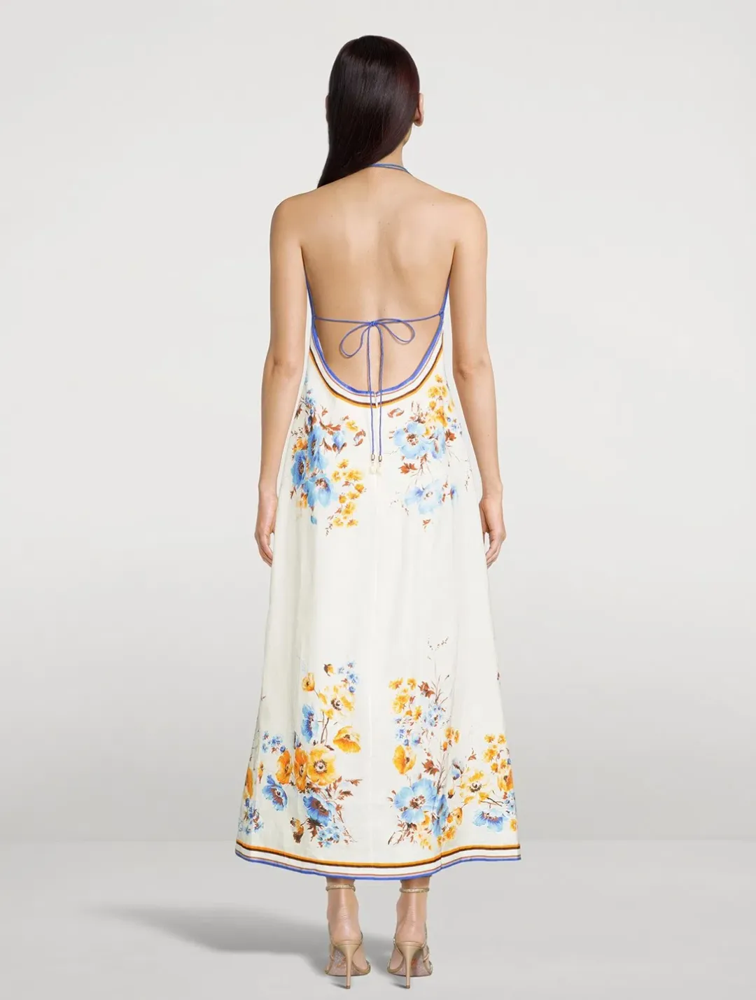 Zimmerman Halcyon Slip Dress Floral Size 8 for rent on The Volte - main image