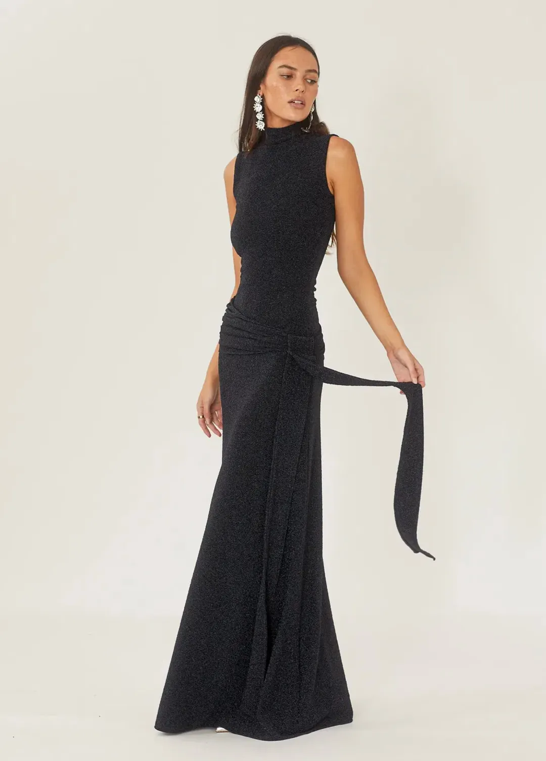 Arcina Ori Monica Dress Navy Size 8 for rent on The Volte - main image