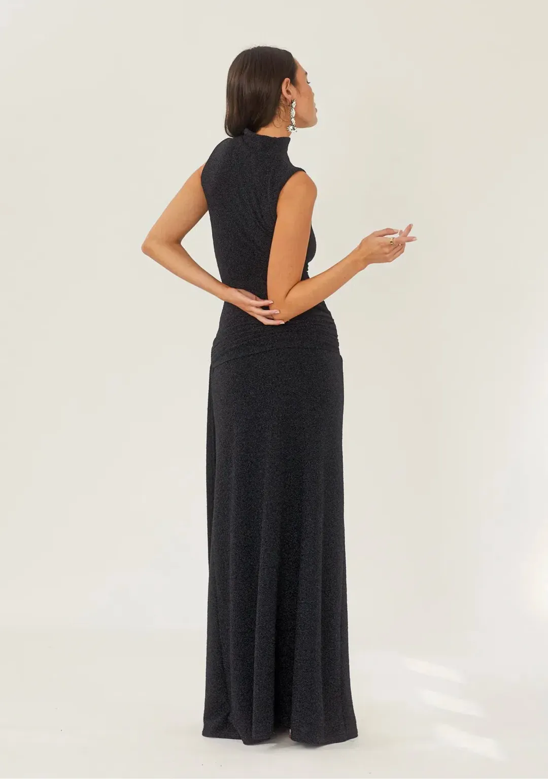 Arcina Ori Monica Dress Navy Size 8 for rent on The Volte - main image
