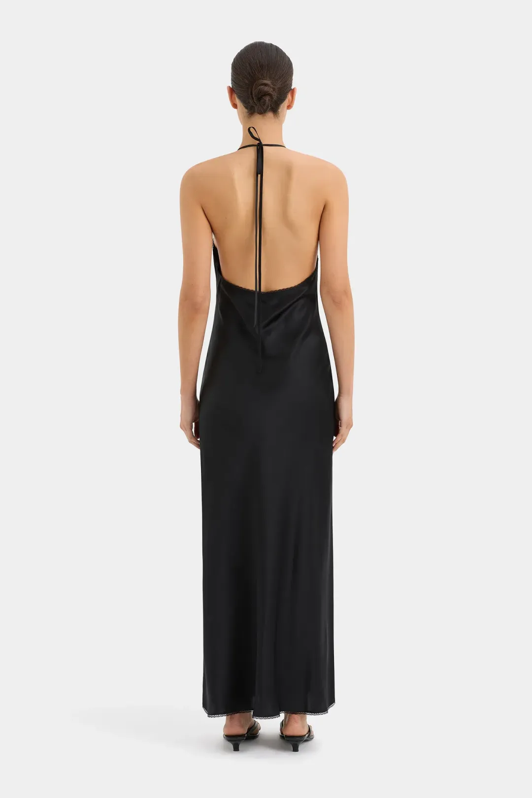 Sir the Label Aries Halter Gown Black Size 0P / AU 4 for rent on The Volte - main image