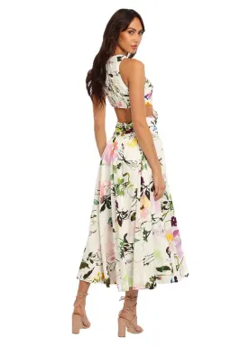 AJE Introspect Midi Dress Floral Size 8 for rent on The Volte - image 3