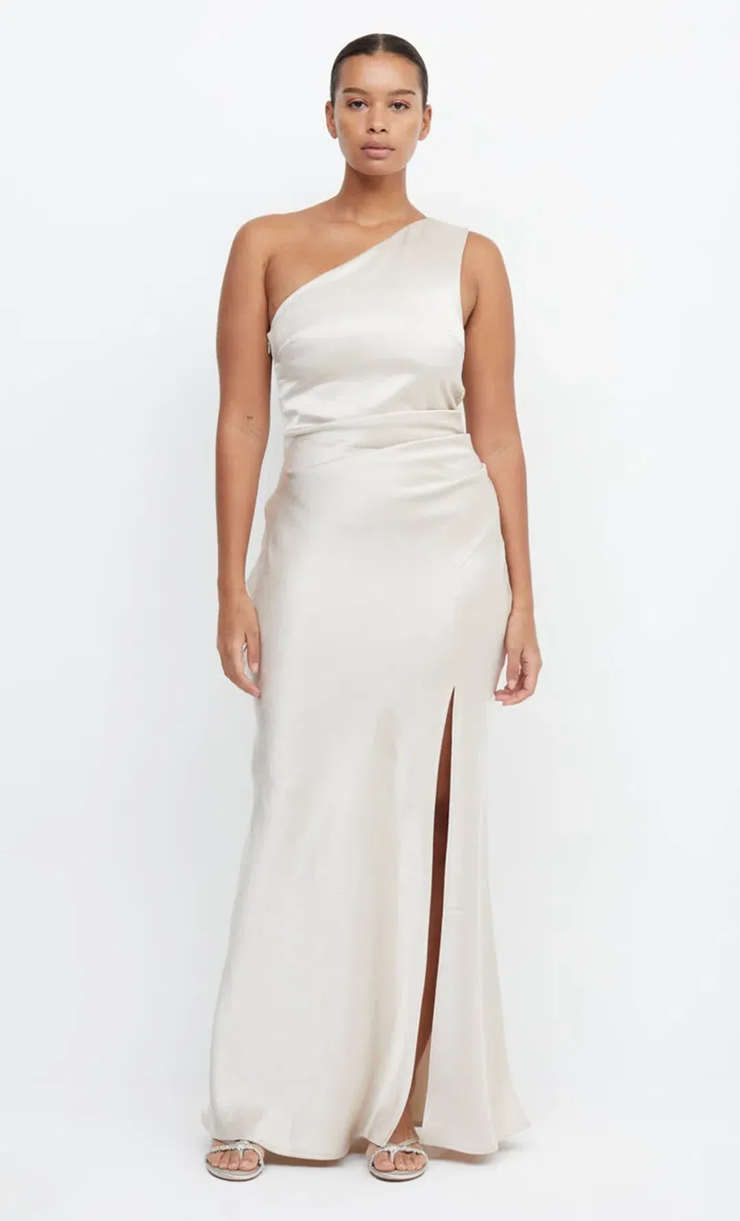 Bec & Bridge The Dreamer Asym Dress Sand Size 6 for rent on The Volte - main image