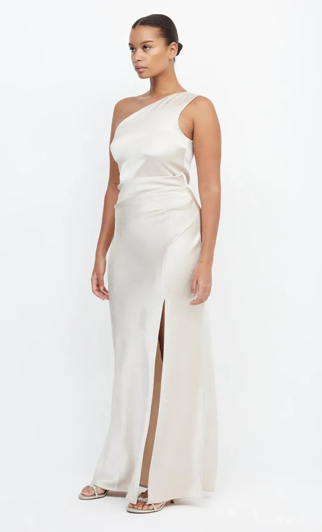 Bec & Bridge The Dreamer Asym Dress Sand Size 6 for rent on The Volte - main image