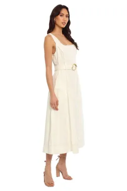 AJE  Byblos Midi Dress Ivory Size 12 for rent on The Volte - image 2