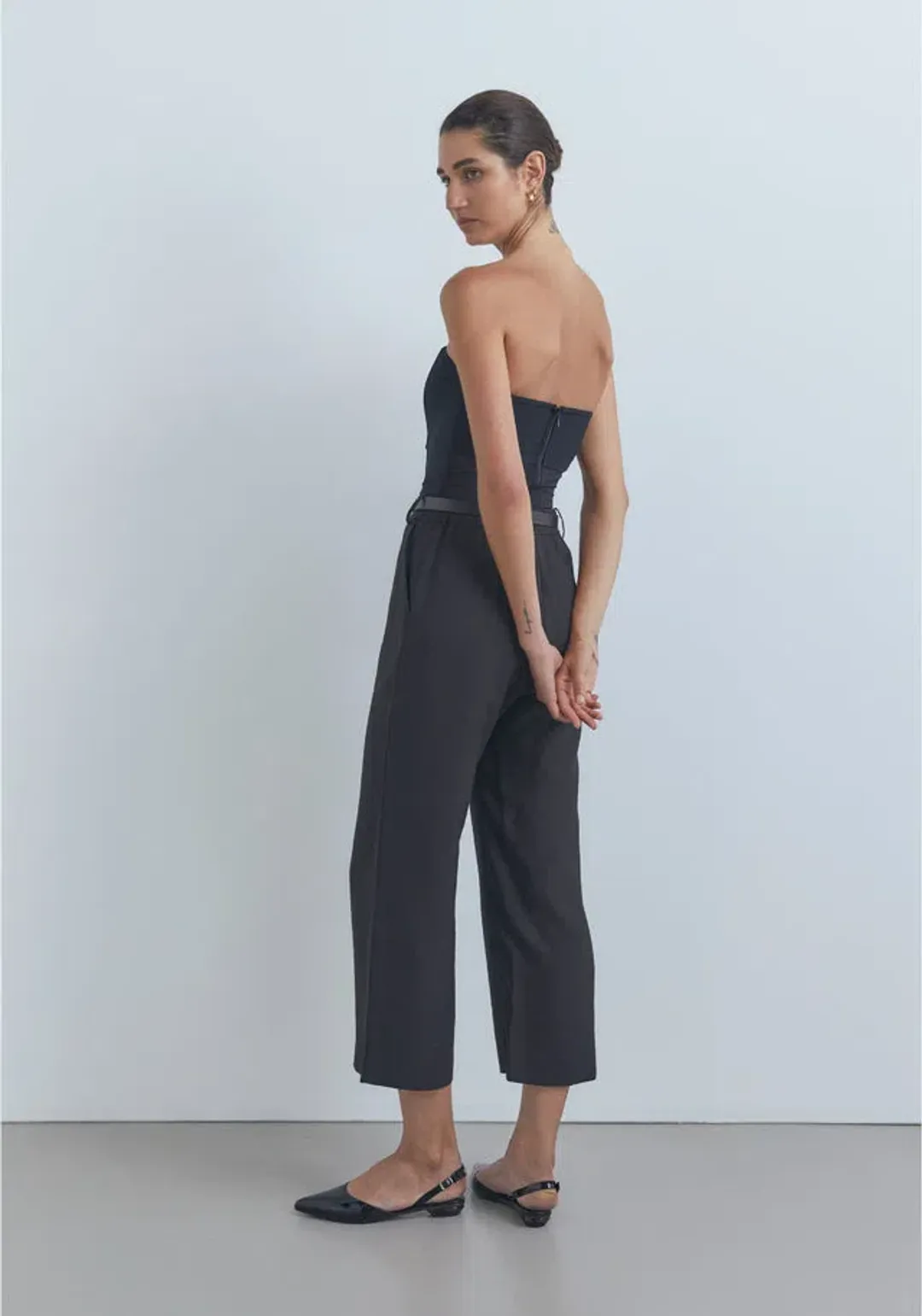 Viktoria and Woods Rome Bustier Corset Top in Black Size 1 / AU 8 for rent on The Volte - main image