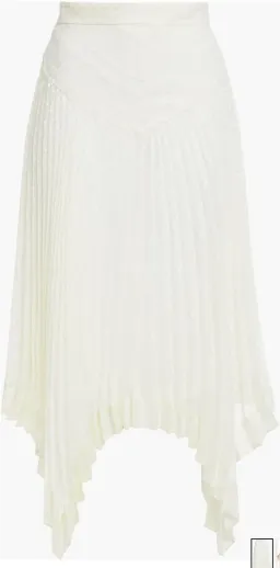 Zimmerman Espionage Lace Panelled Skirt Cream AU 8  for rent on The Volte - image 3
