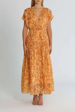 Acler Bicknell Dress Peach Parfait Size 12 for rent on The Volte - image 1