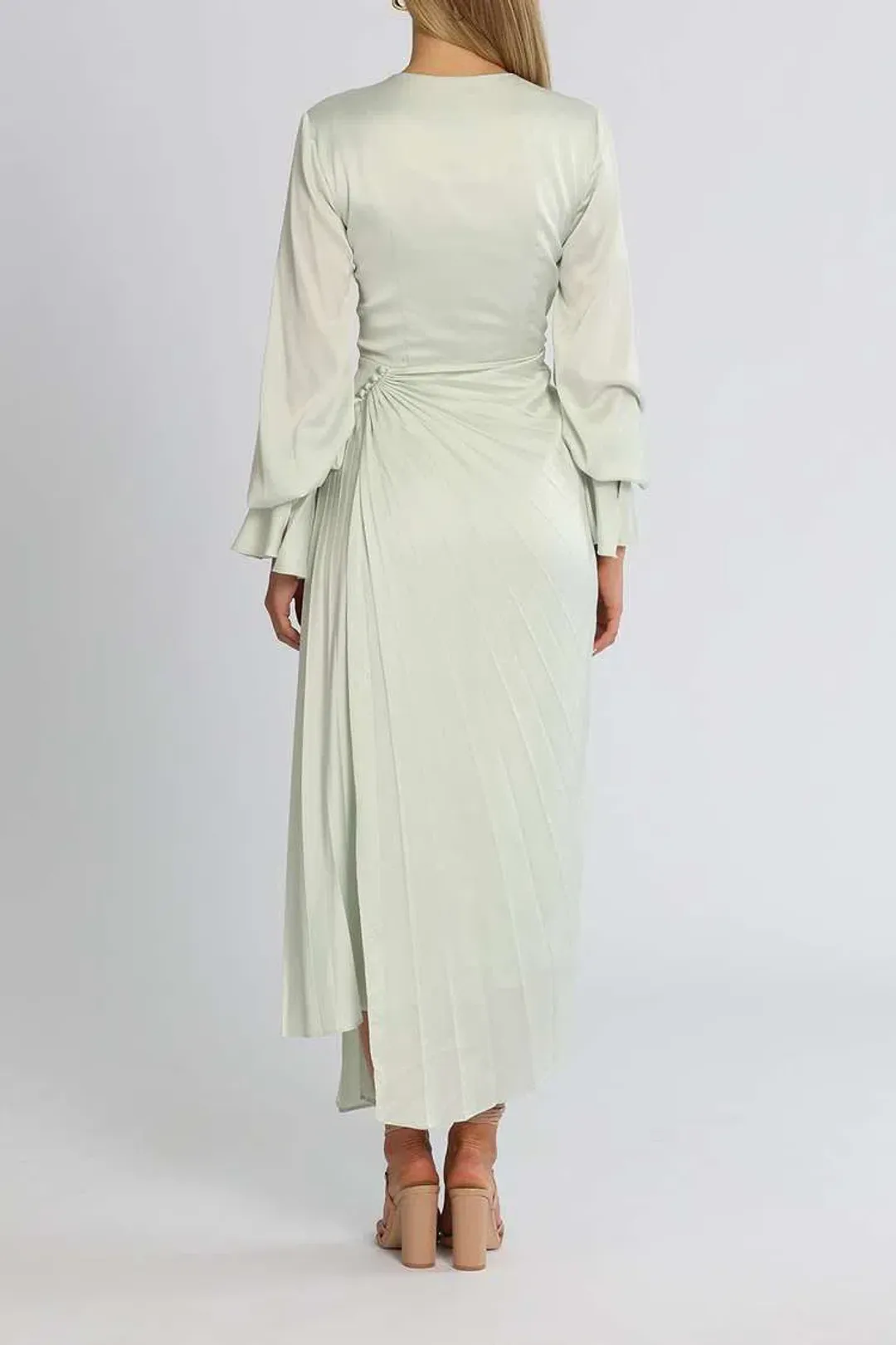 Acler Cresta Dress Apple Green Size 10 for rent on The Volte - main image