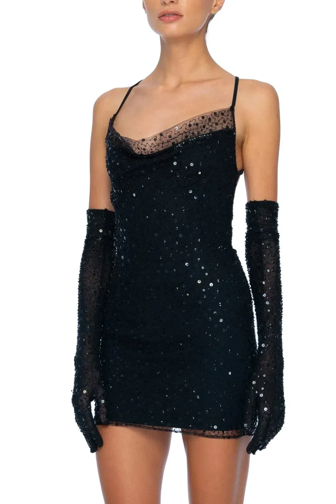 Dyspnea Paris Circa 2004 Mini Dress in Black Size M/AU 10 for rent on The Volte - main image