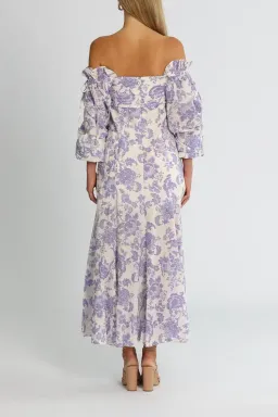 Alice McCall Mary Anne Midi Dress in Lavender Floral Size 14 for rent on The Volte - image 3