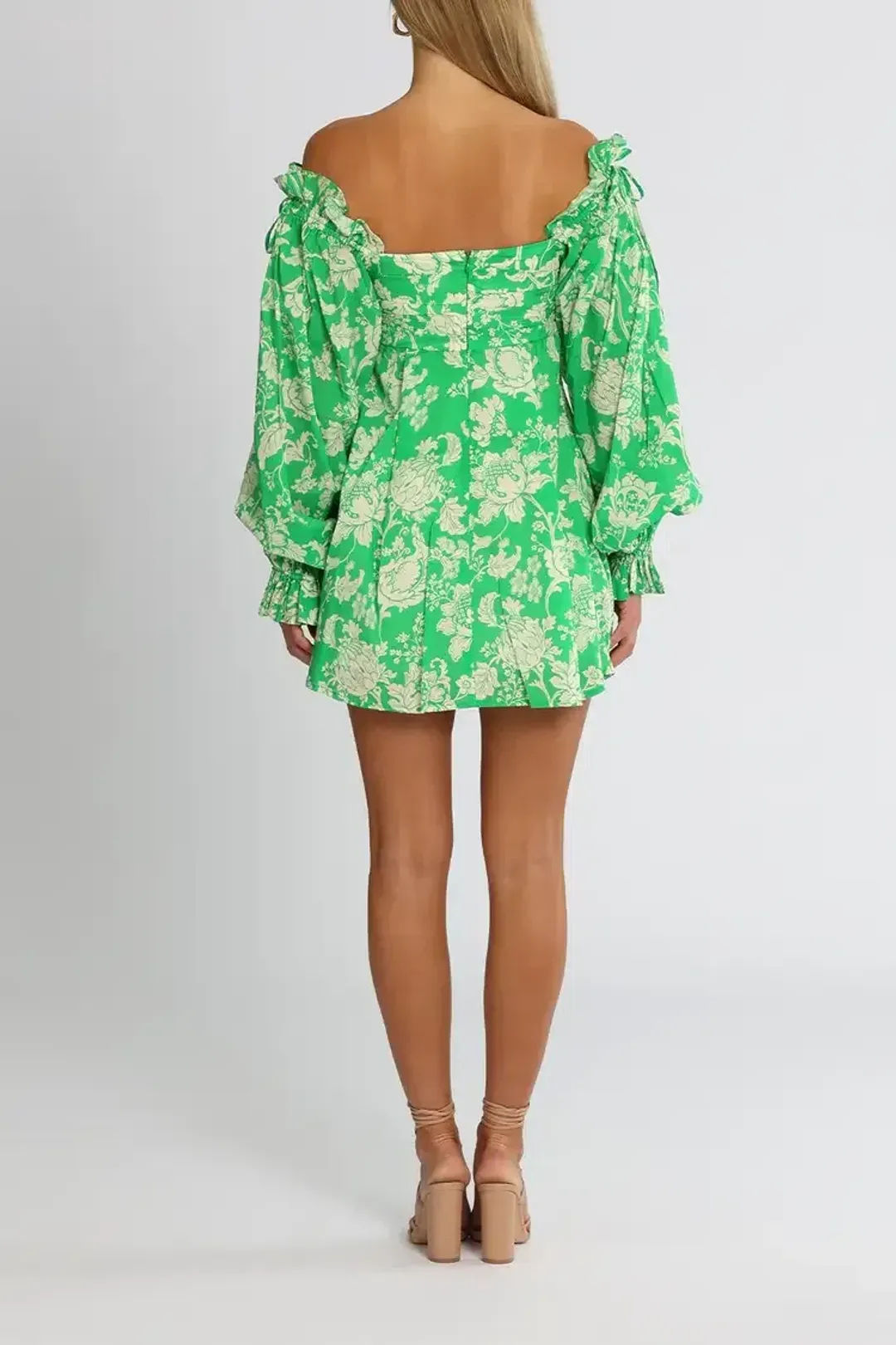 Alice McCall Mary Anne Mini Dress in Green Size 8 for rent on The Volte - main image