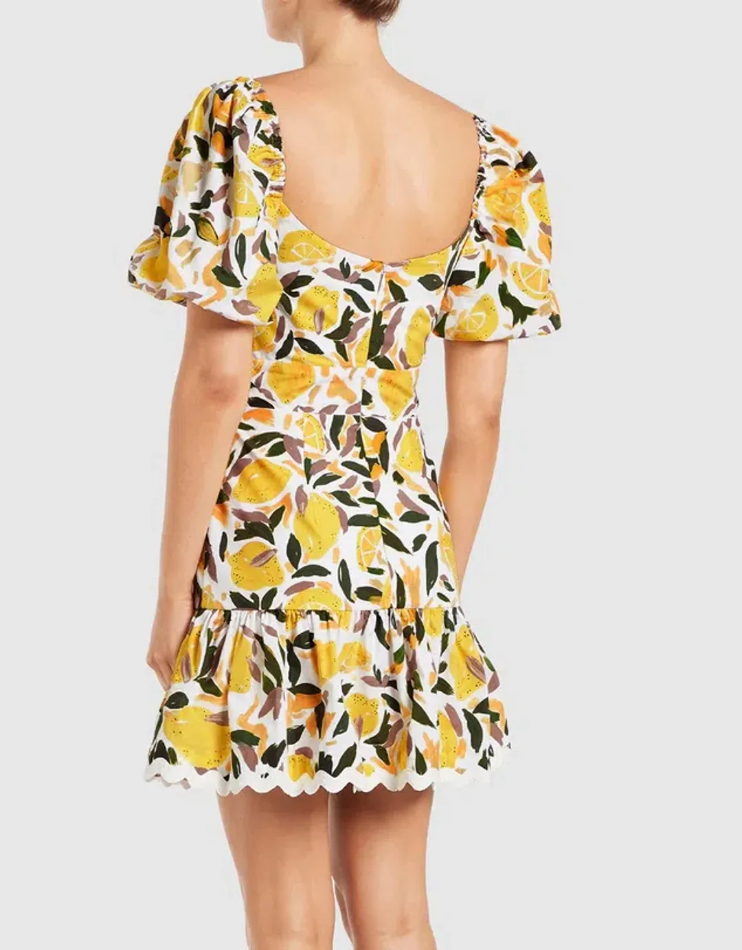 Rebecca Vallance Amarilla Mini Dress Print Size 10 for rent on The Volte - main image
