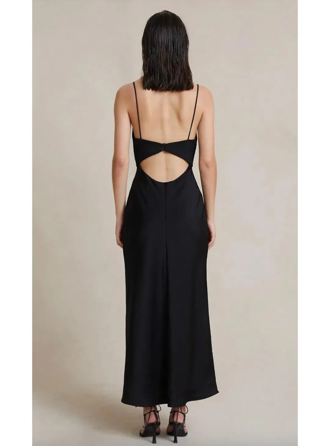 Bec & Bridge Valerie Midi Dress Black Size AU 6 for rent on The Volte - main image