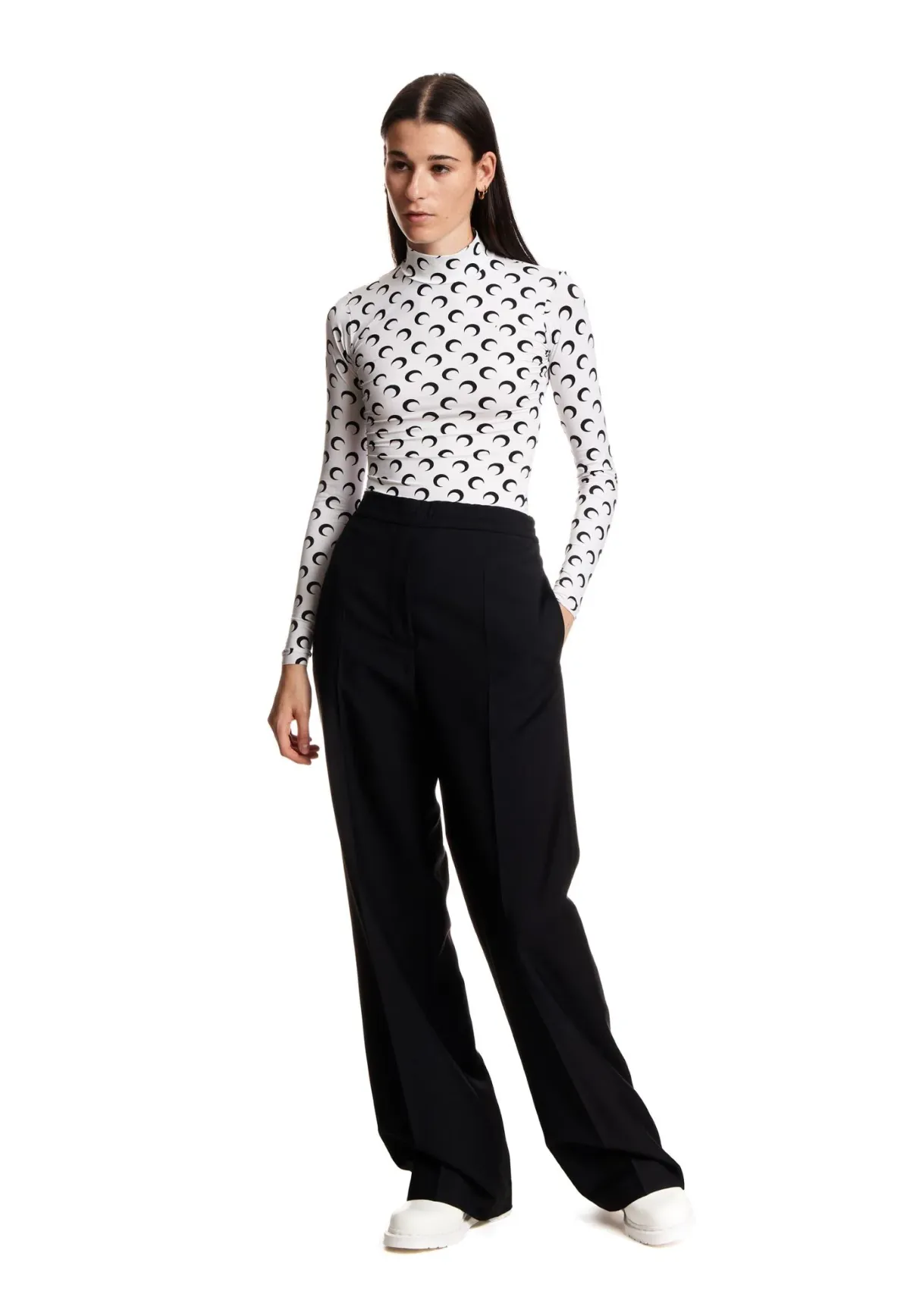 Marine Serre Crescent Moon Top Print Size M/AU 8 for rent on The Volte - main image