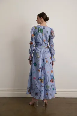 Kate Ford  Caracus Cut Out Gown Print  for rent on The Volte - image 2