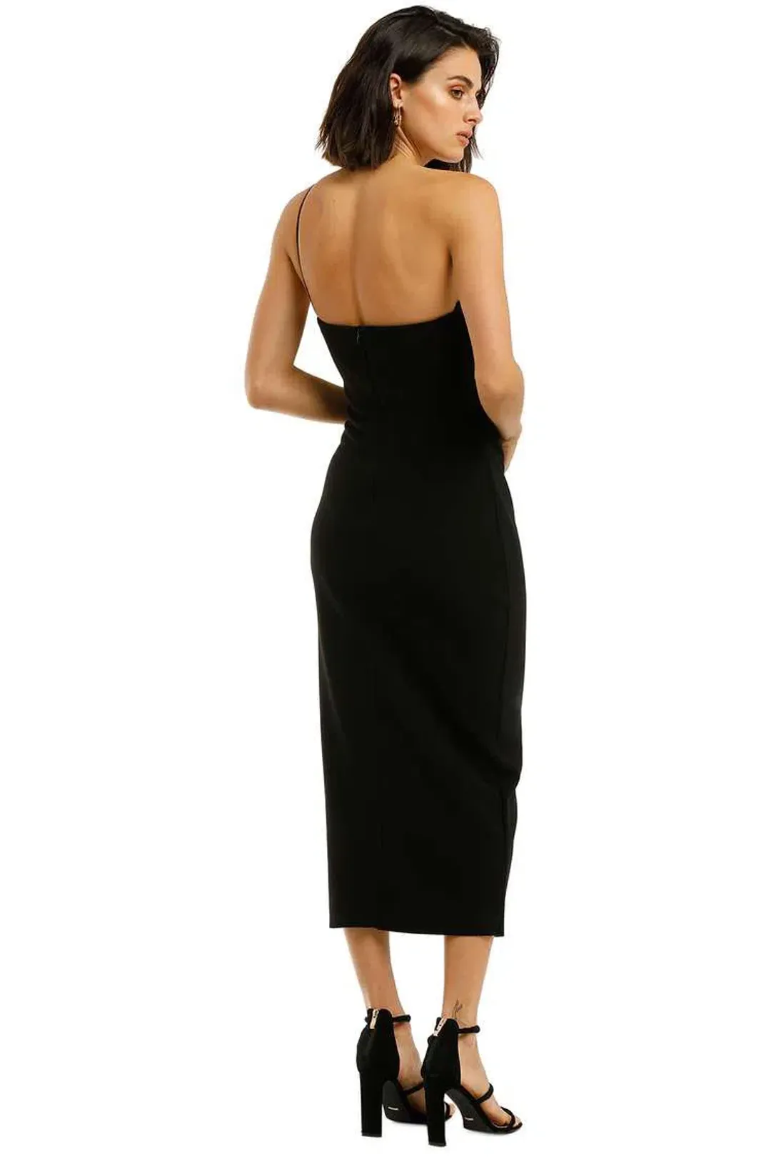 Bec & Bridge Raphaela Midi Dress Black Size 10 for rent on The Volte - main image