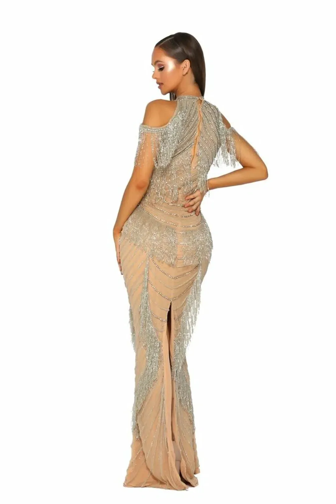 Portia And Scarlett Tassel Dress  Size 8 for rent on The Volte - main image