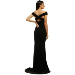 Samantha Rose Thompson Gown in Black Size 14 for rent on The Volte - image 3