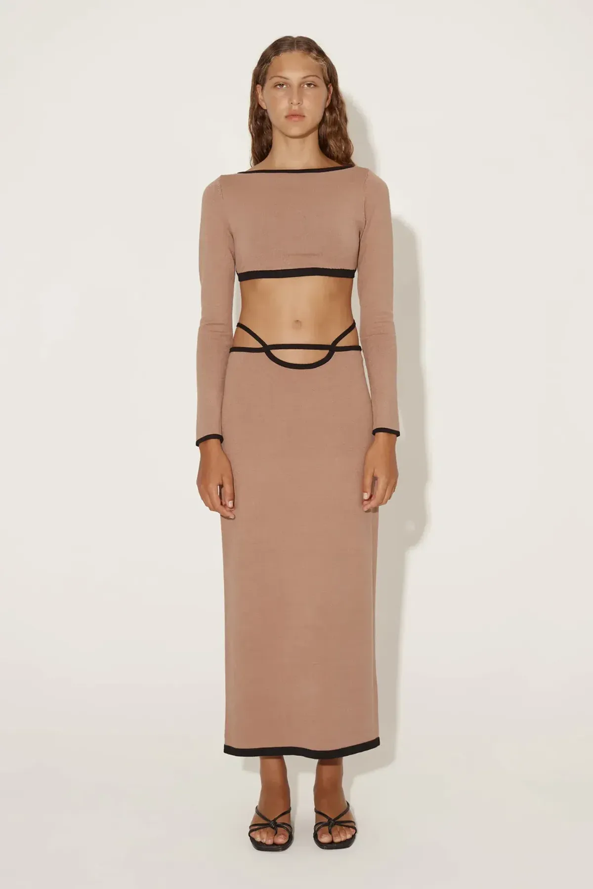 Hansen & Gretel  Diablo Skirt Brown Size M /AU 10 for rent on The Volte - main image