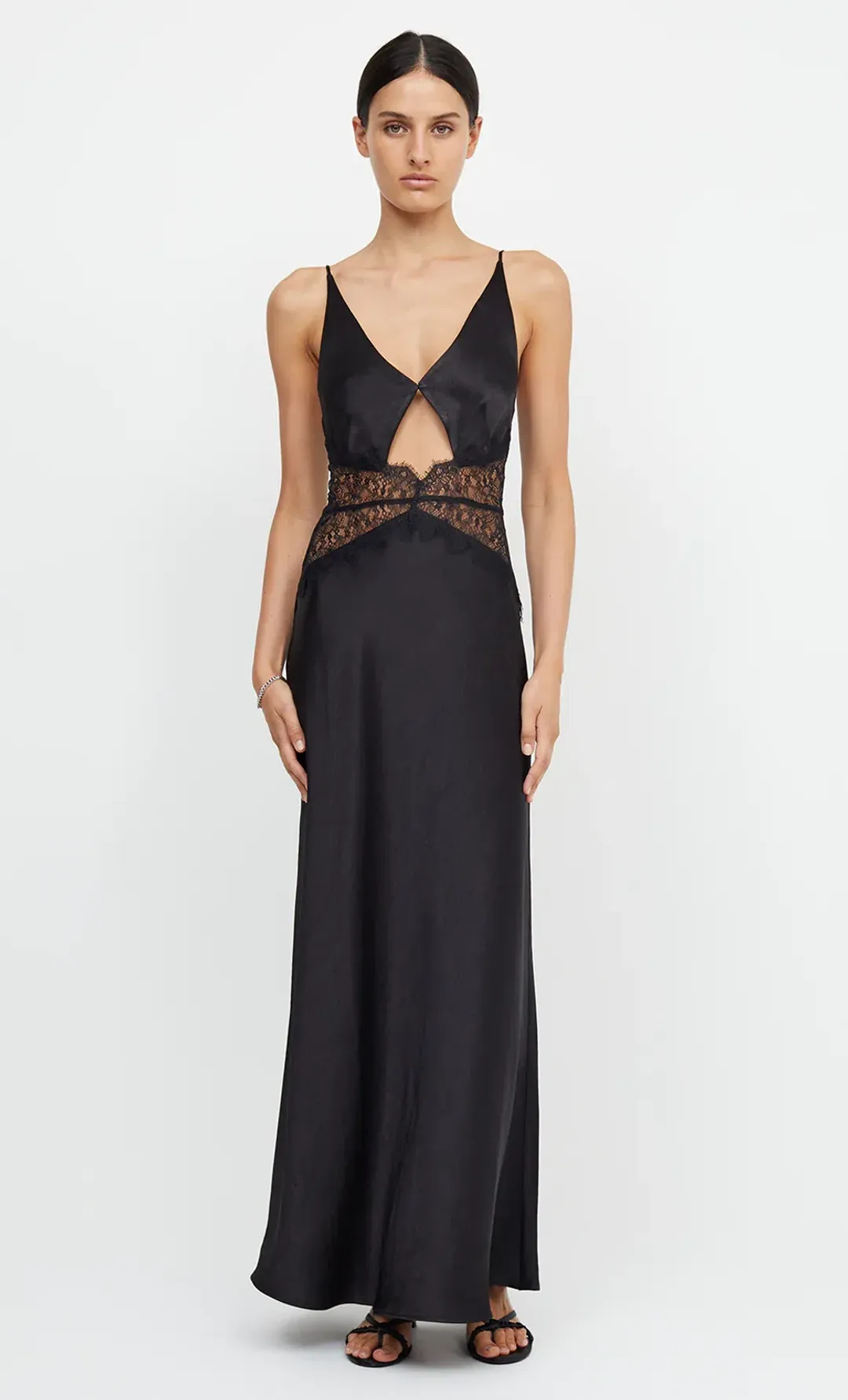 Bec & Bridge Camille Maxi Dress Black Size 16 for rent on The Volte - main image