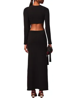 Cult Gaia Jana Cut Out Knit Dress Black Size L /AU 12 for rent on The Volte - image 3