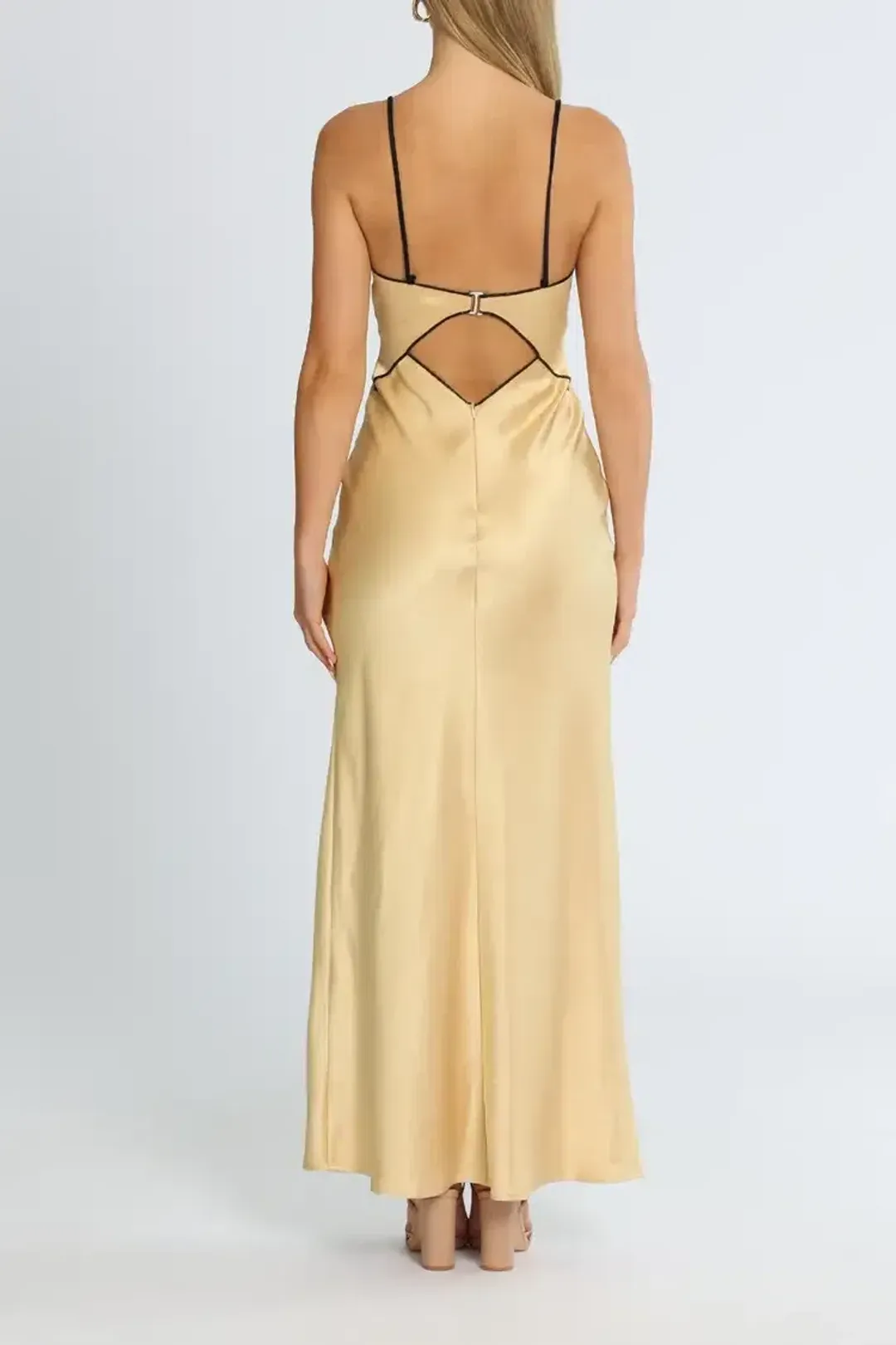 Bec and Bridge Hazel Maxi Dress in Wheat Size 6 for rent on The Volte - main image
