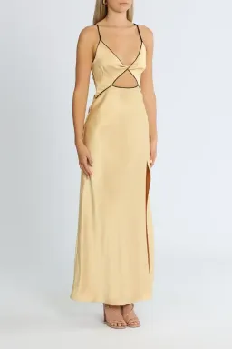 Bec and Bridge Hazel Maxi Dress in Wheat Size 8 for rent on The Volte - image 3