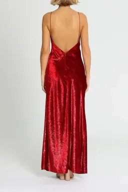 Camilla and Marc Mickey Slip Dress in Red Size 8 for rent on The Volte - image 4