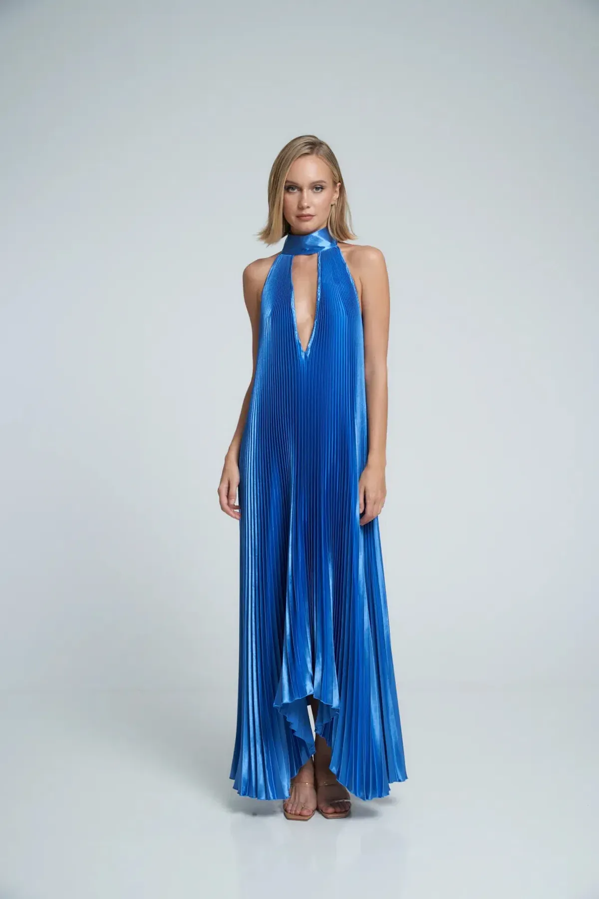 Lidee Opera Gown Mediterranean Blue Size 10 for rent on The Volte - main image